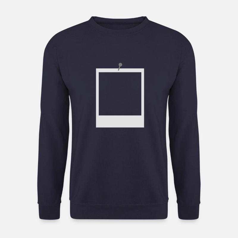 Sofortbild, Rahmen, angepinnt - Unisex Pullover - Navy