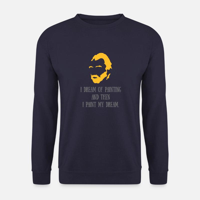 Van Gogh Dreaming - Unisex Pullover - Navy