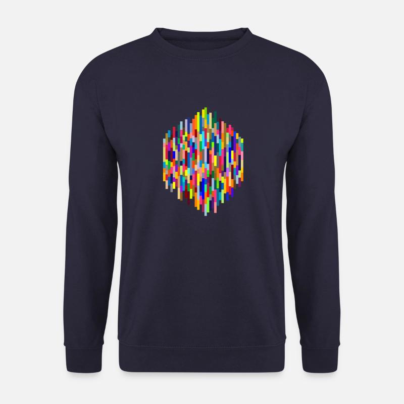 Bunte Balken - Unisex Pullover - Navy