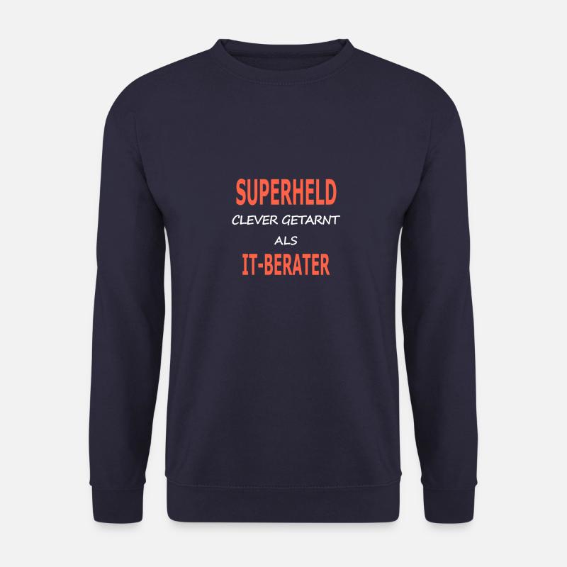 itberater_superheld - Unisex Pullover - Navy