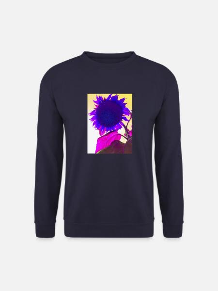 summer flower pop art - Unisex Sweatshirt - navy