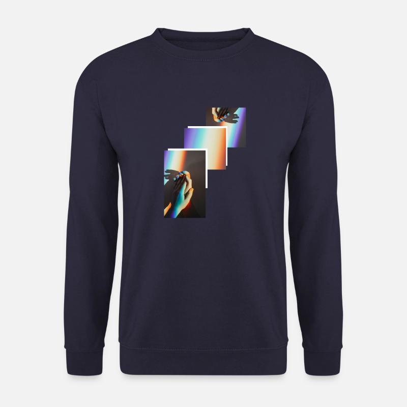 Conception à la main - Sweat-shirt Unisexe - marine
