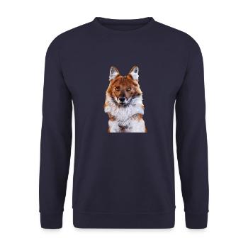 chacal - Sweat-shirt Unisexe - marine - Devant - Alina (178cm) & Michal (187cm)