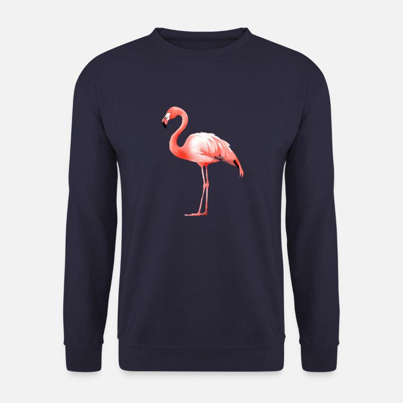 Iki der Flamingo - Unisex Pullover - Navy