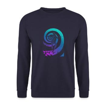 Dancer - Unisex Pullover - Navy - Vorne - Alina (178cm) & Michal (187cm)