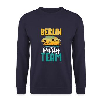 L’équipe du parti berlinois - Sweat-shirt Unisexe - marine - Devant - Alina (178cm) & Michal (187cm)