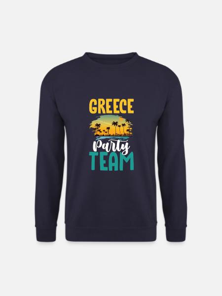 Greece Party Team - Unisex Sweatshirt - navy