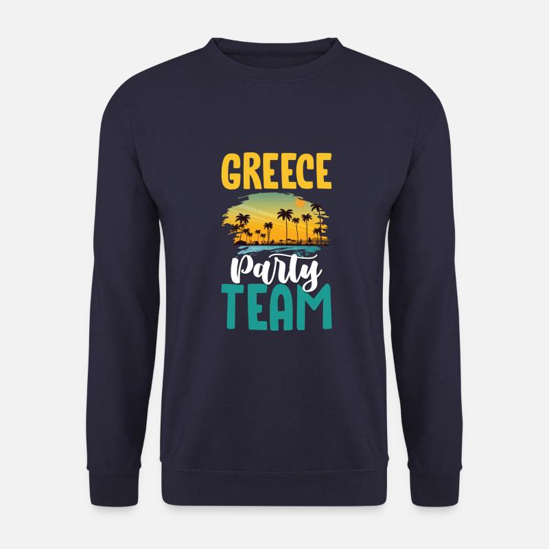 Greece Party Team - Unisex Pullover - Navy