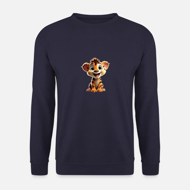 Fröhliches Löwenjunges - Unisex Pullover - Navy