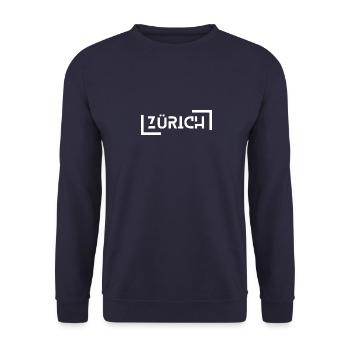 Zurich - Sweat-shirt Unisexe - marine - Devant - Alina (178cm) & Michal (187cm)