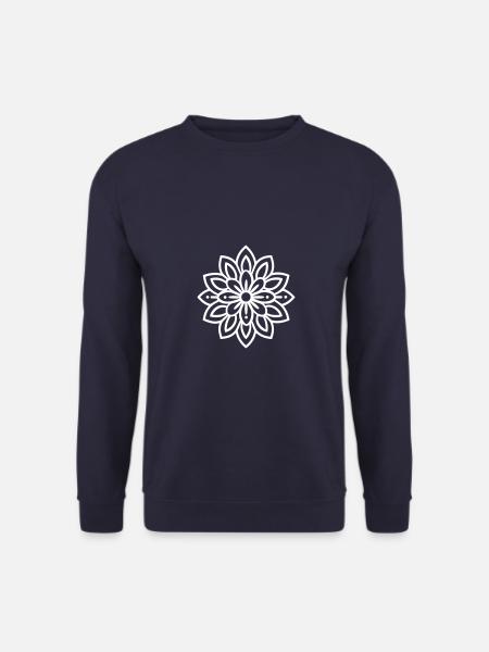 Mandala Blossom Icon - Unisex Sweatshirt - navy