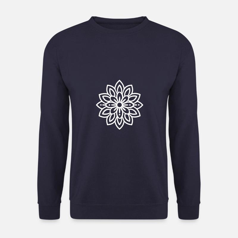 Mandala Blossom Icon - Unisex Sweatshirt - navy