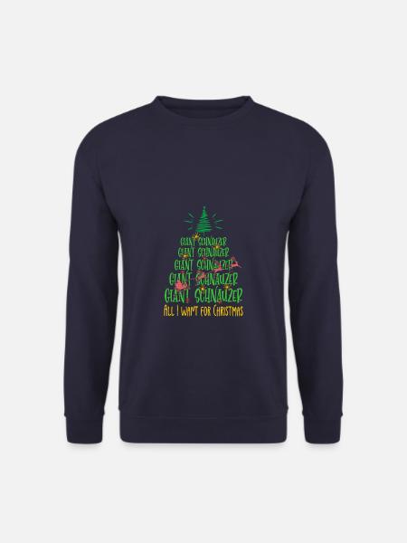Riesenschnauzer Hund Weihnachten Hunderasse - Unisex Pullover - Navy