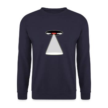 LP U.F.O. - Unisex Pullover - Navy - Vorne - Alina (178cm) & Michal (187cm)