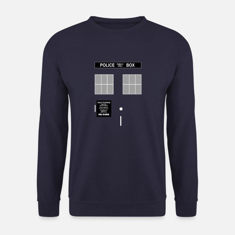 Police Box Windows - Unisex Sweatshirt - navy