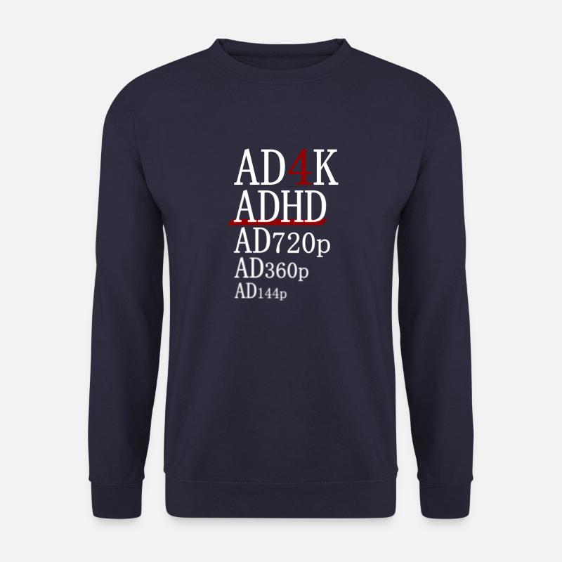 ADHD - AD4K - Unisex Pullover - Navy
