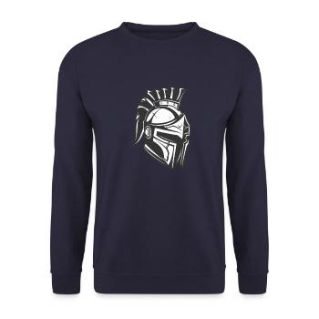 Spartaner Helm Sparta - Unisex Pullover - Navy - Vorne - Alina (178cm) & Michal (187cm)