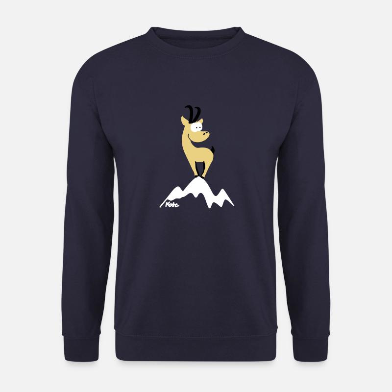 Gams (farbig) - Unisex Pullover - Navy