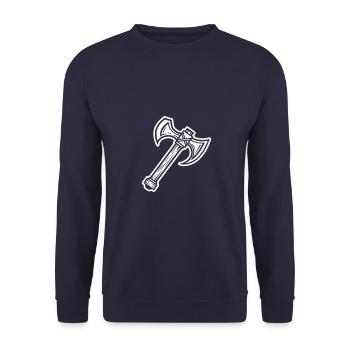 Axe Element - Unisex Sweatshirt - navy - Front - Alina (178cm) & Michal (187cm)