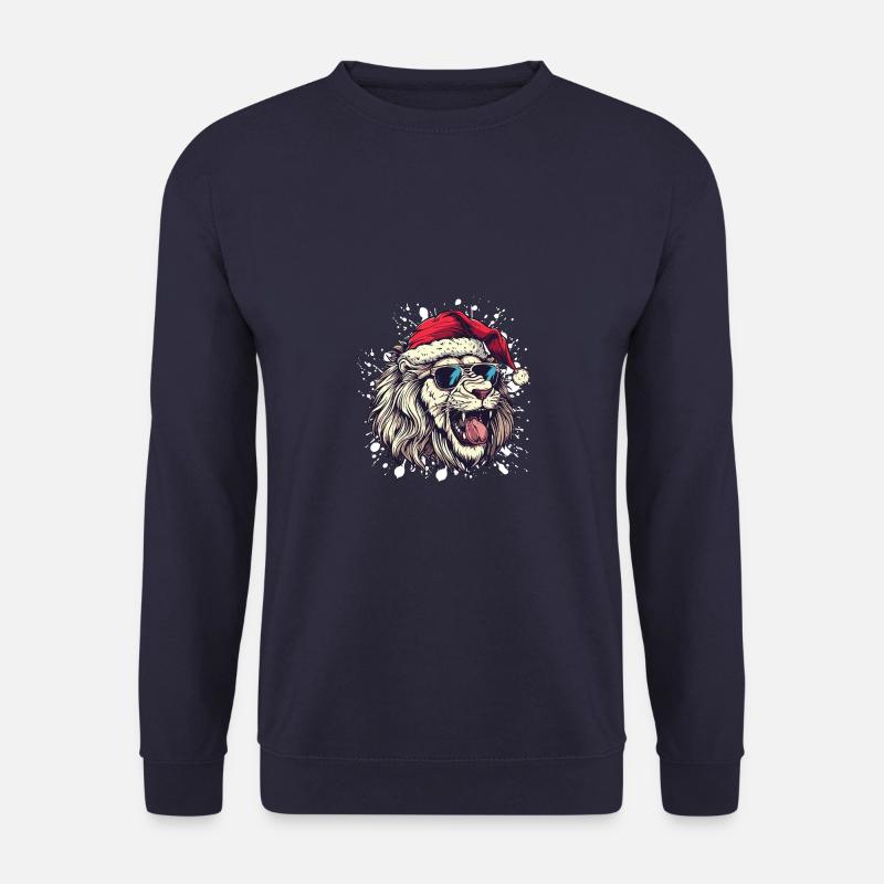 Löwe Weihnachten Lustig - Unisex Pullover - Navy