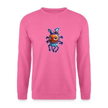 Mouche extraterrestre violette - Sweat-shirt Unisexe - rose - Devant