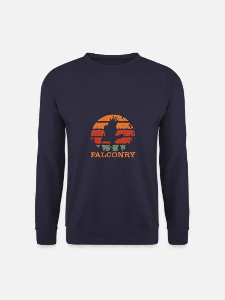 falke beizjagd zitat falknerei - Unisex Pullover - Navy