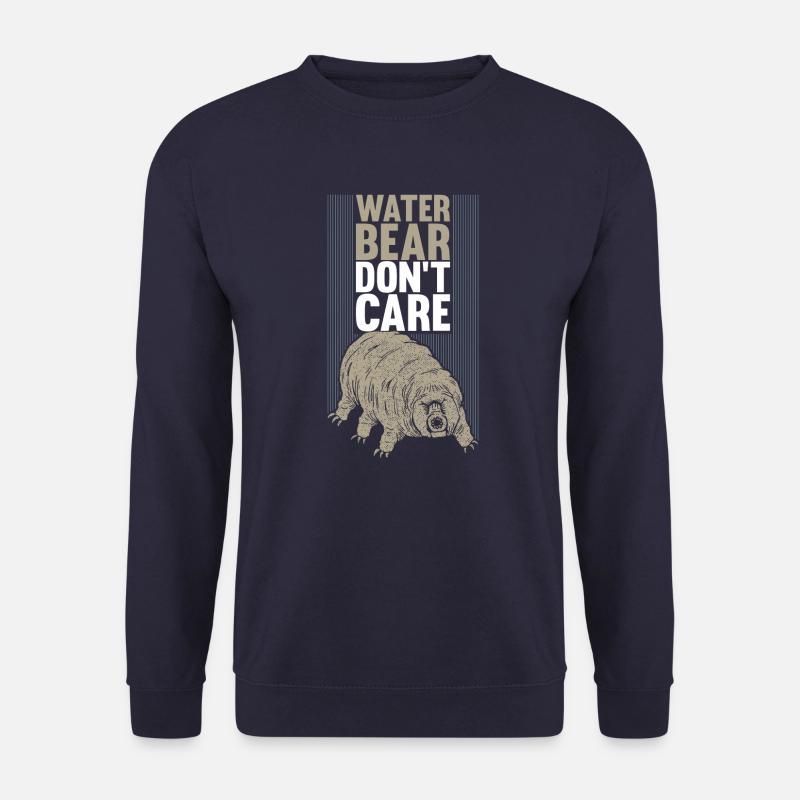 Wasserbär don't Care Geschenk - Unisex Pullover - Navy