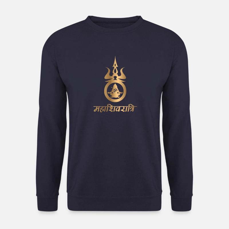 Shiva Meditation GuldVersion - Unisextröja - marinblå