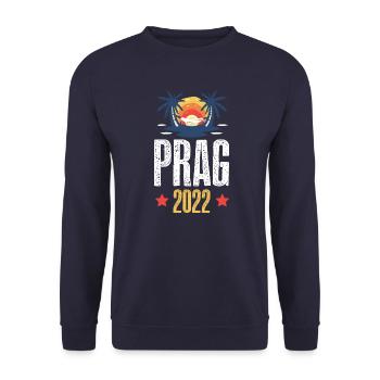 Prague 2022 - Sweat-shirt Unisexe - marine - Devant - Alina (178cm) & Michal (187cm)