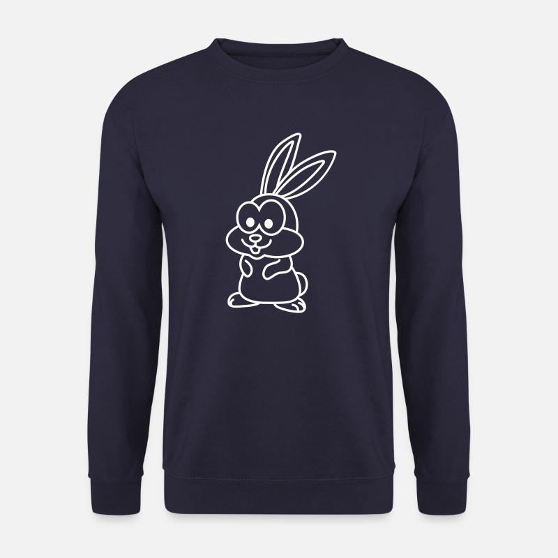 Lapin Comic Animal - Sweat-shirt Unisexe - marine