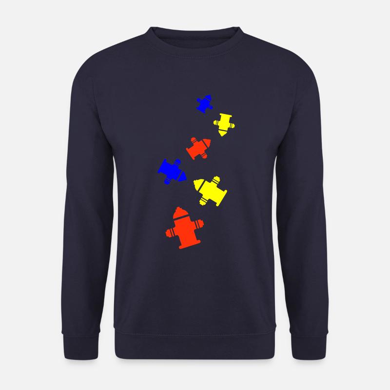 Hydrant Icon - Unisex Sweatshirt - navy