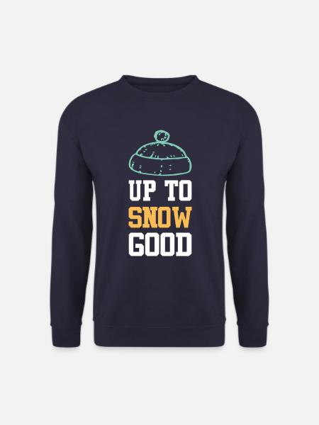 snowboarder spruch - Unisex Pullover - Navy