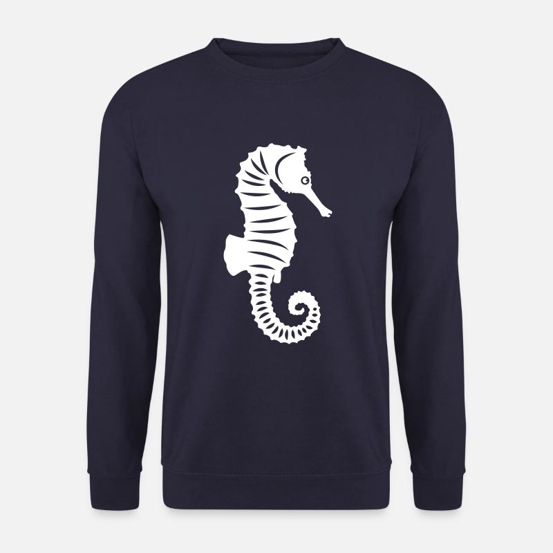 Seepferd tier - Unisex Pullover - Navy