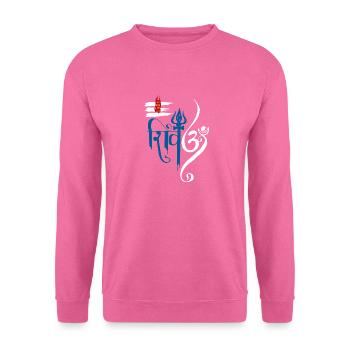 Grand texte de Shiva sanskrit - Sweat-shirt Unisexe - rose - Devant