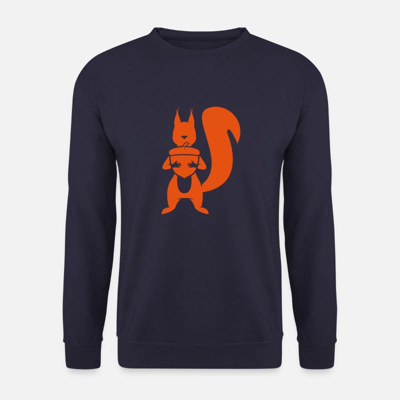 Eichhörnchen / Squirrel - Unisex Pullover - Navy
