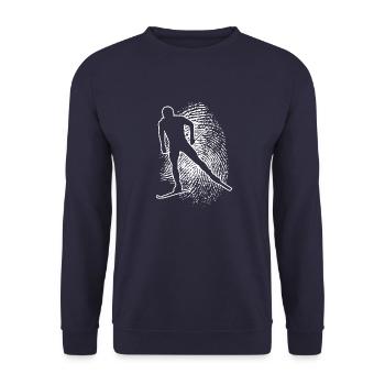 Langlauf Langlauf Klassisch Langlauf Classic - Unisex Pullover - Navy - Vorne - Alina (178cm) & Michal (187cm)