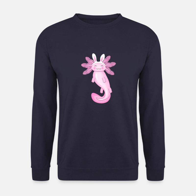Cute Easter Axolotl - Unisex Sweatshirt - navy