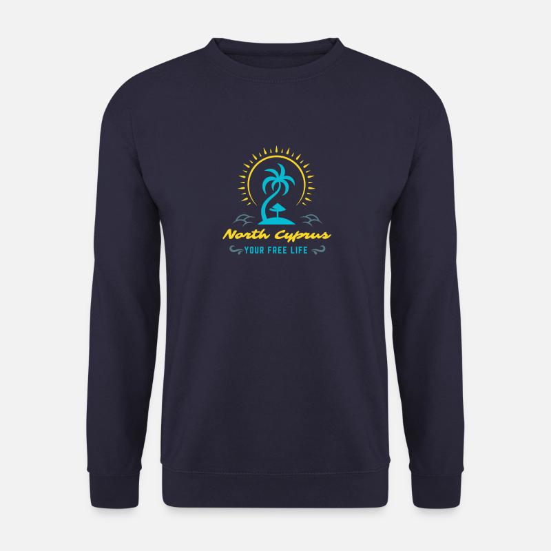 Your Free Life North Cryprus - Unisex Pullover - Navy