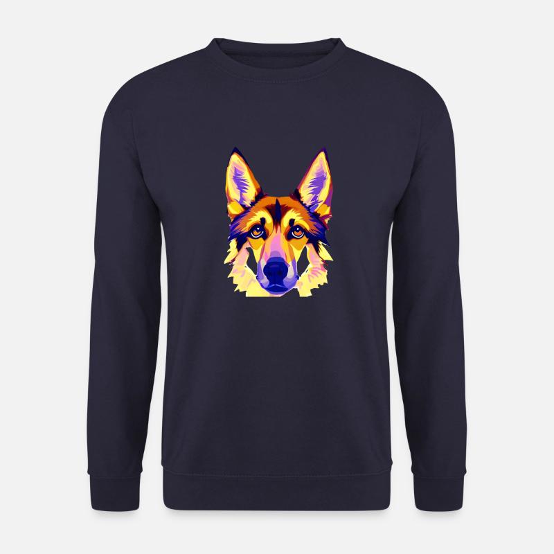 Hunde Schäferhund Hund Hundehalter Hundebesitzer - Unisex Pullover - Navy