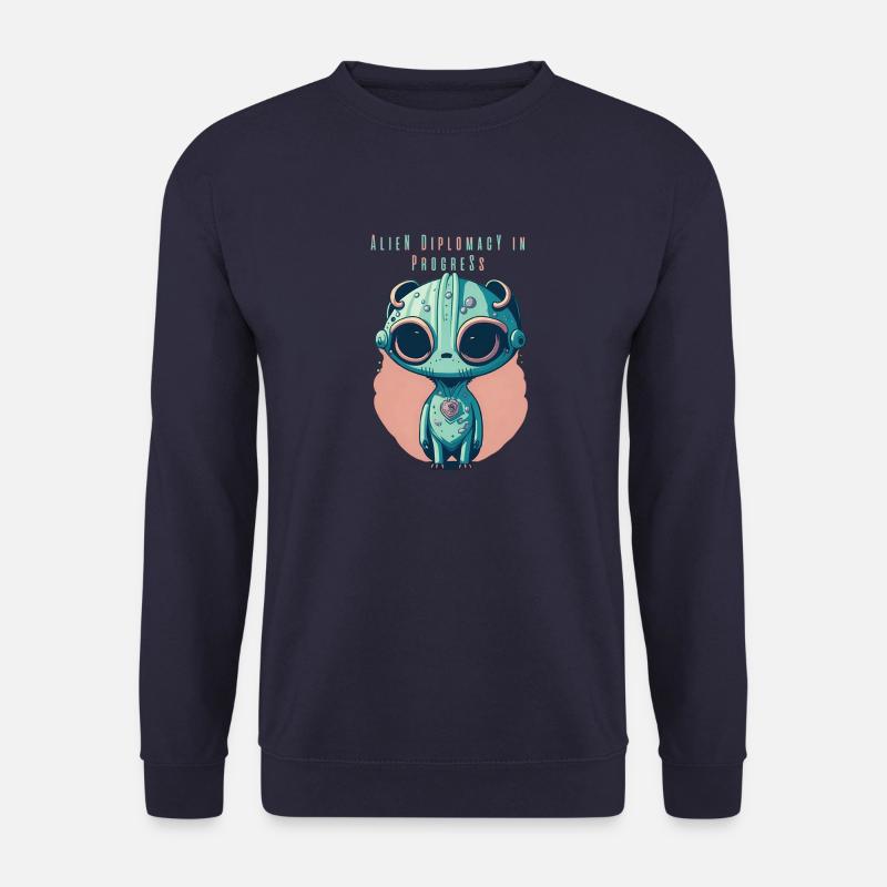 Alien Diplomacy in Progress - Unisex Sweatshirt - navy