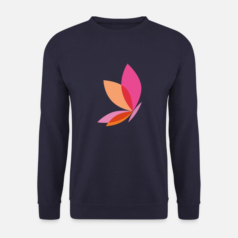 Schmetterling/Leben/Freiheit - Unisex Pullover - Navy
