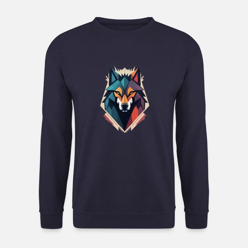 Wolf - Unisex Sweatshirt - navy