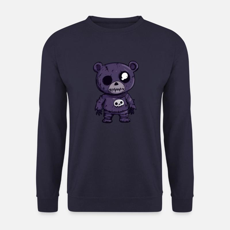 Bär Halloween Zombie - Unisex Pullover - Navy