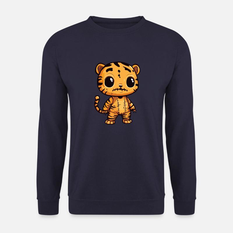 Tiger Halloween Zombie - Unisex Sweatshirt - navy