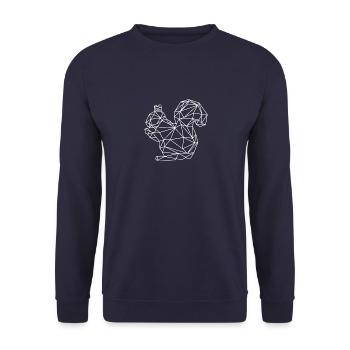 Écureuils - Sweat-shirt Unisexe - marine - Devant - Alina (178cm) & Michal (187cm)
