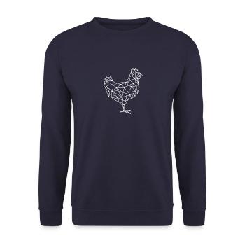 robinet - Sweat-shirt Unisexe - marine - Devant - Alina (178cm) & Michal (187cm)