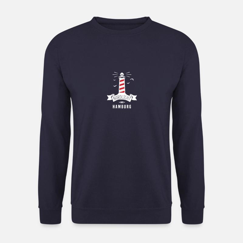 Nordlicht aus Hamburg - Unisex Pullover - Navy