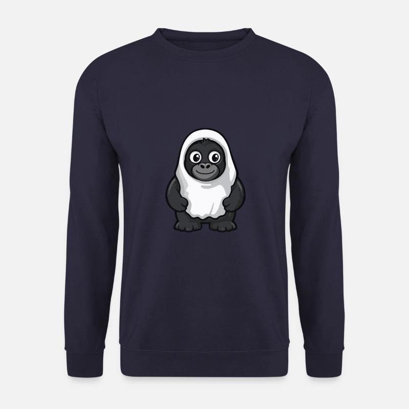 Gorilla Halloween Funny Ghost - Unisex Sweatshirt - navy