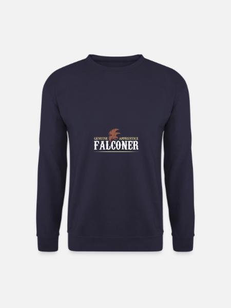 falconry quote pub hunting - Unisex Sweatshirt - navy