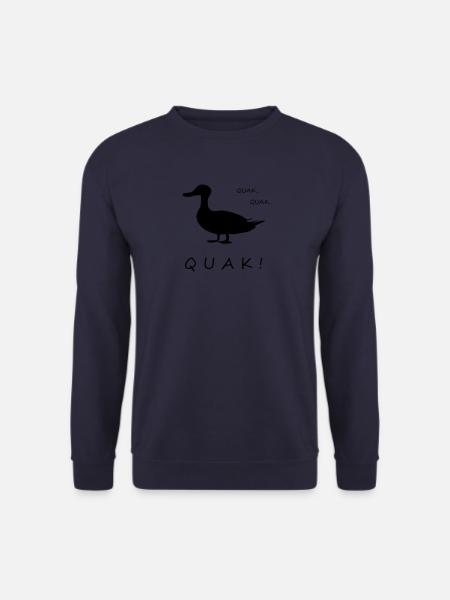 Quack duck funny - Unisex Sweatshirt - navy